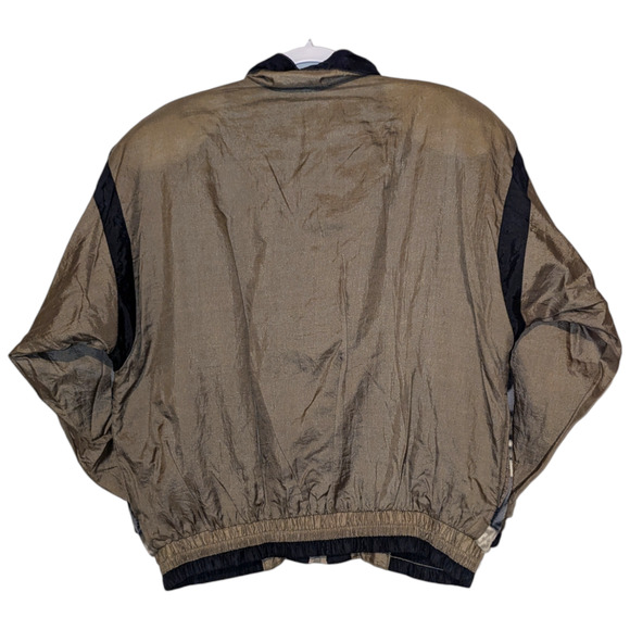 90s Winter Pattern Fleece Windbreaker Jacket - Picture 2 of 5